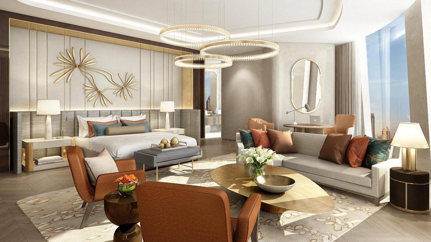 Mandarin Oriental Downtown, Dubai Hotel Exterior foto