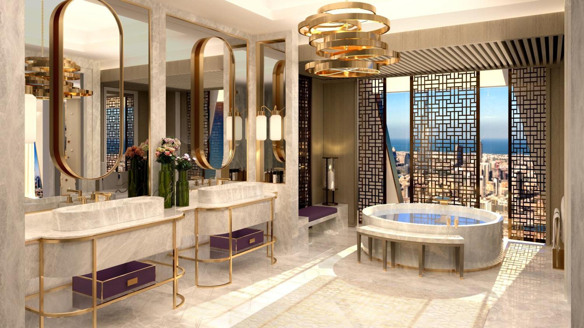 Mandarin Oriental Downtown, Dubai Hotel Exterior foto